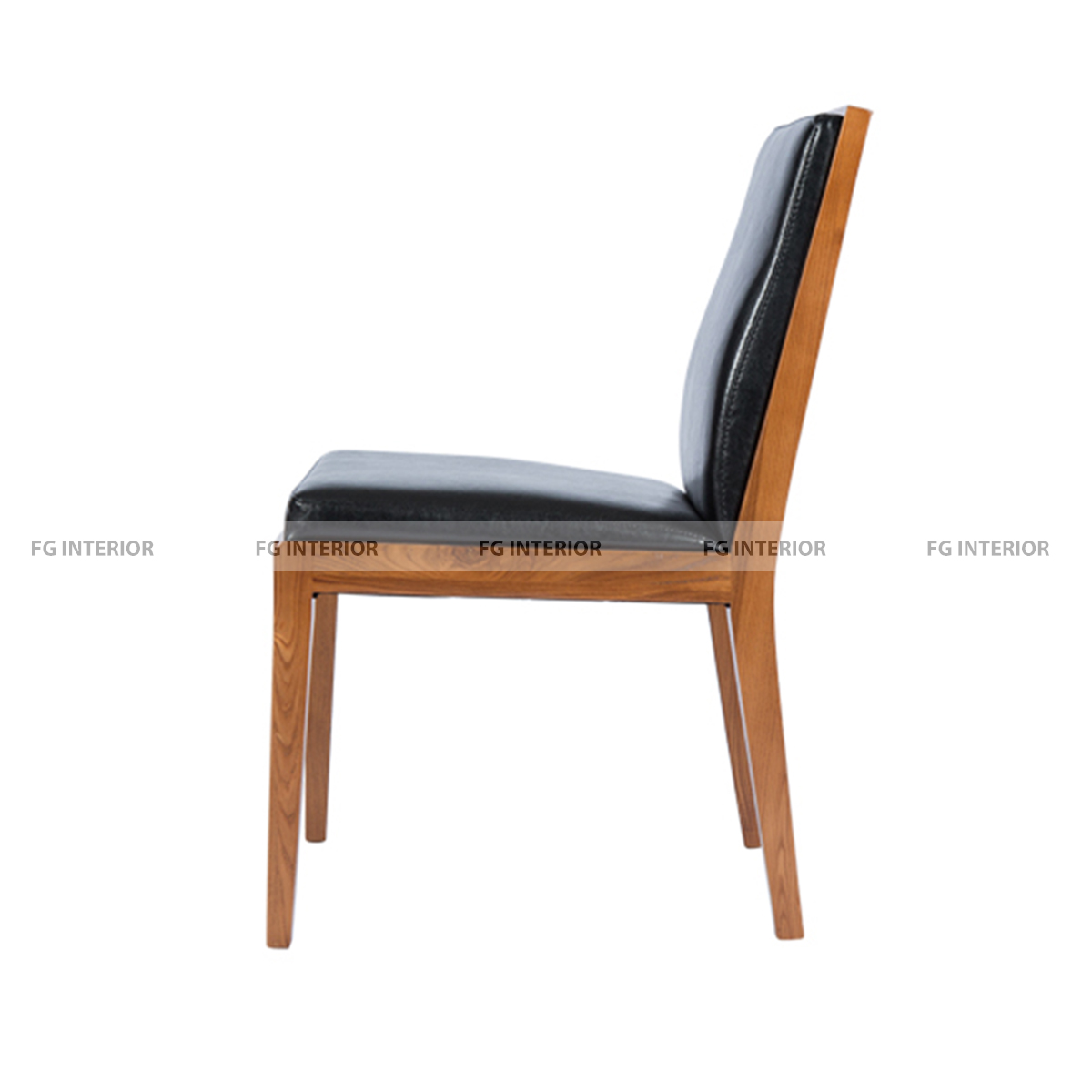 Ghế gỗ nhà hàng đệm da MIDI