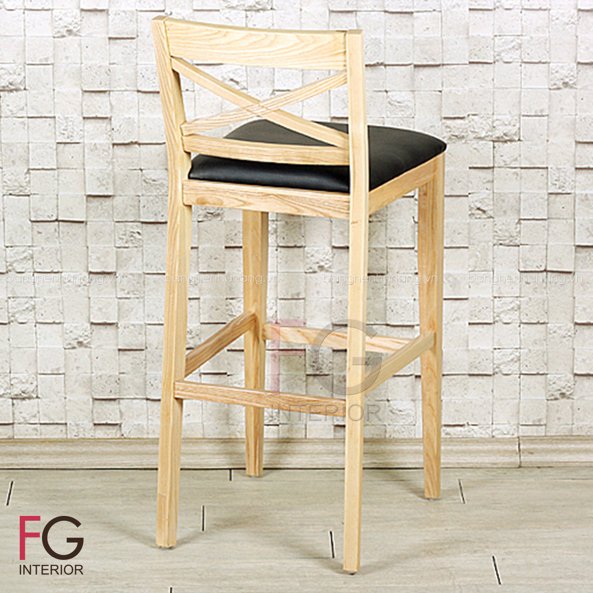 Ghế bar gỗ đệm JOEa