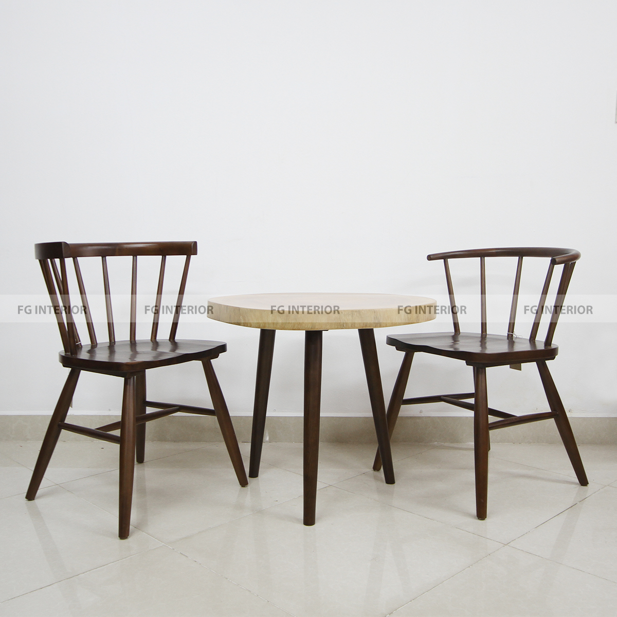 Ghế gỗ cafe Bergen Tràm