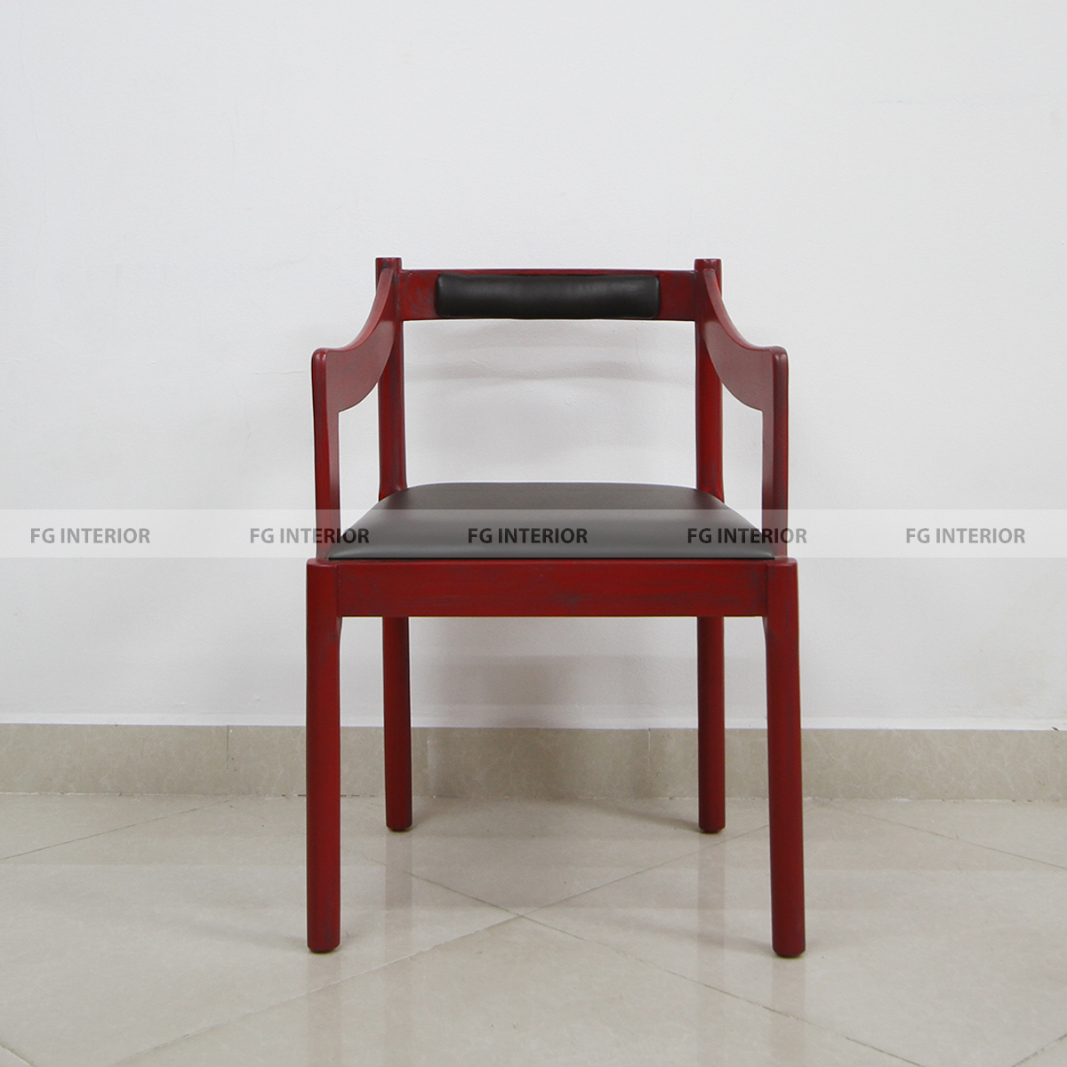 Ghế gỗ cafe có tay TASAN