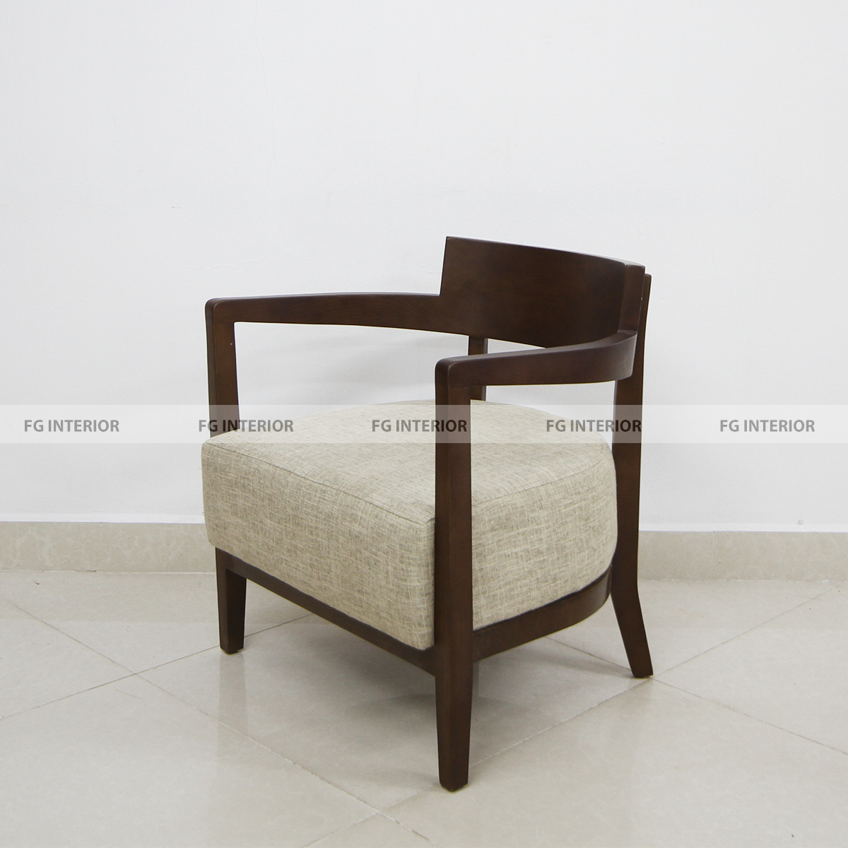 Ghế gỗ cafe có tay Starbuck 2